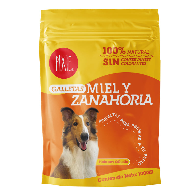 Galletas miel y zanahoria Pixie 100 gr.