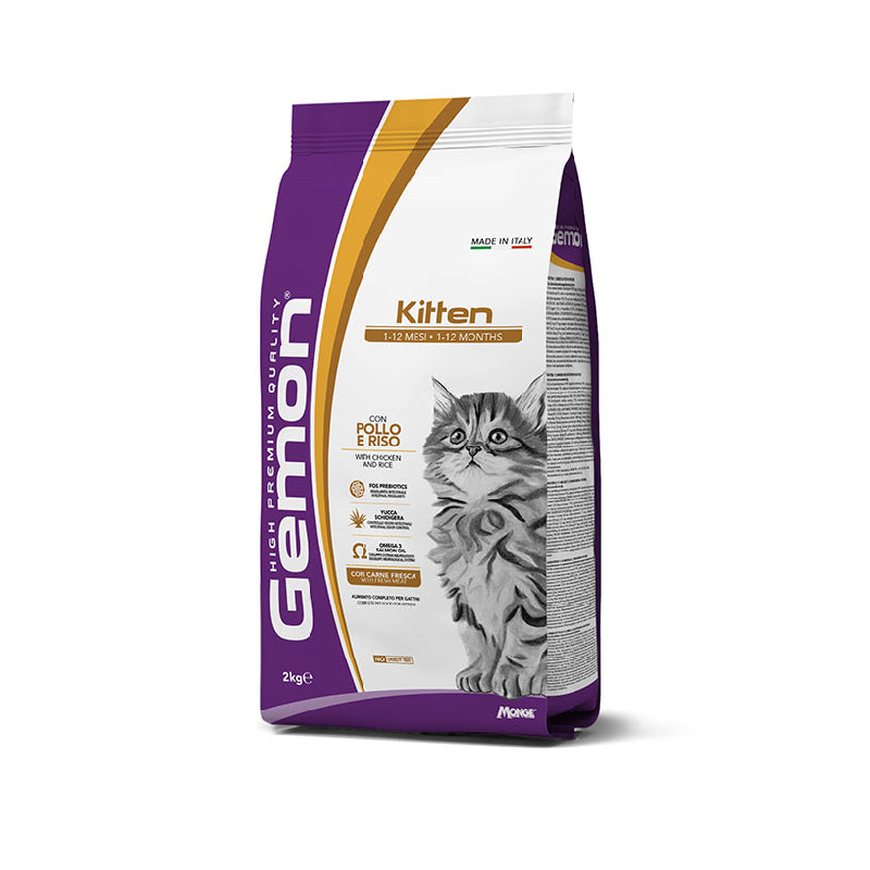 Gemon Gatito con Pollo y Arroz es la elección perfecta para una nutrición completa y equilibrada durante el crecimiento de tu gatito. ¡Haz tu pedido hoy y ofrece a tu mascota una alimentación de alta calidad!