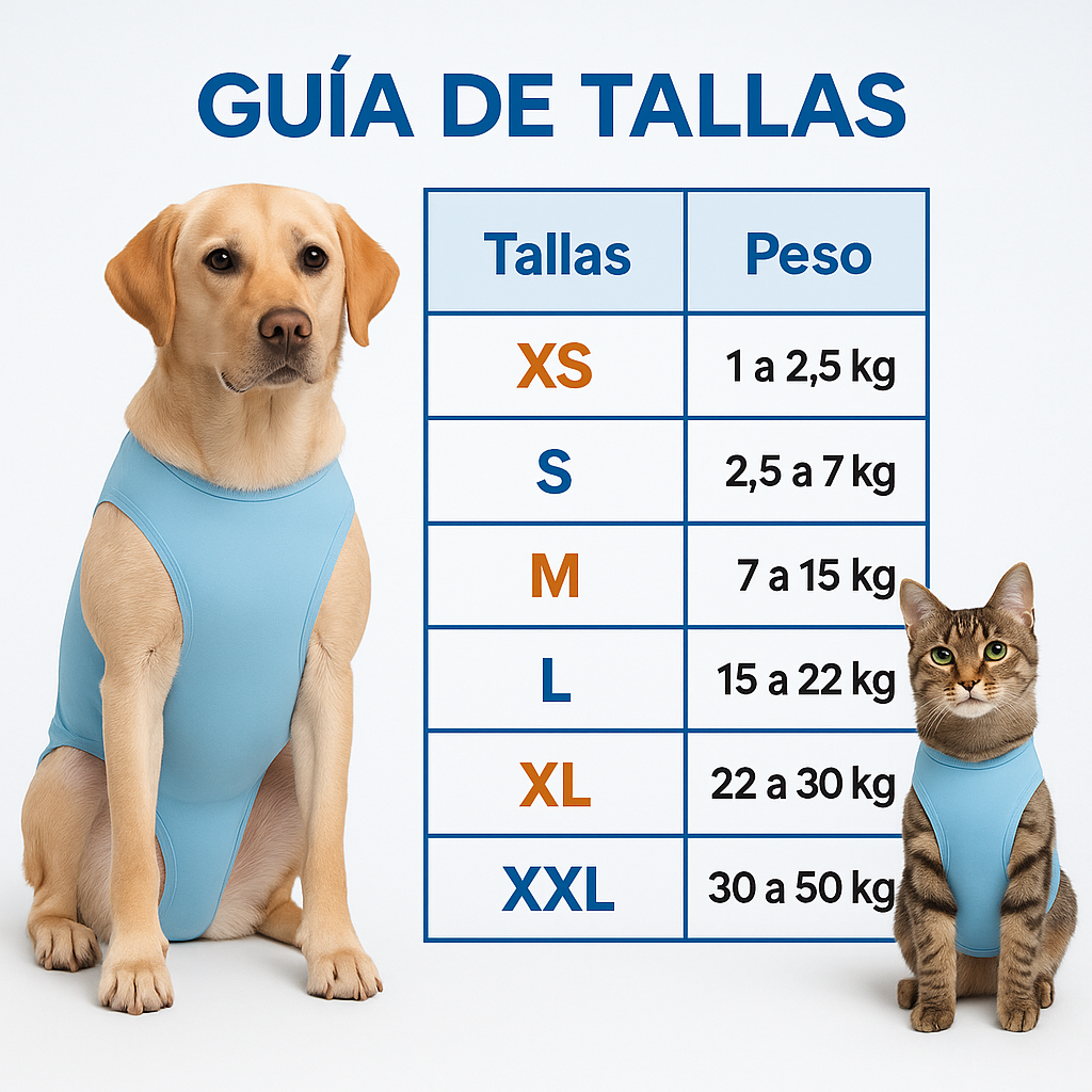 Faja Postquirurjica para hembra (perra o gata)