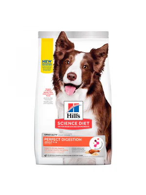 "Beneficios Clave: Digestión Óptima: Diseñado específicamente para promover una digestión saludable, ayudando a tu perro a aprovechar al máximo los nutrientes de su comida.Fórmula Equilibrada: Contiene una mezcla especial de fibras prebióticas y probióticas que favorecen un equilibrio intestinal saludable y facilitan una digestión eficiente.Proteínas de Alta Calidad: Proporciona proteínas de alta calidad que apoyan el mantenimiento de la masa muscular magra y una salud general óptima.Ingredientes Natu