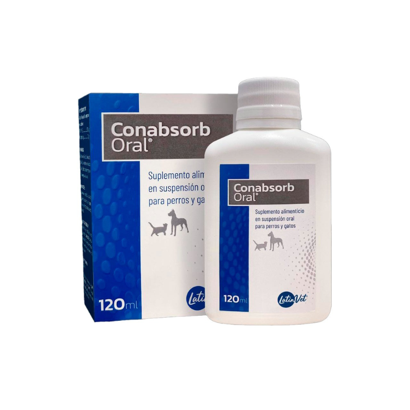 Conabsorb Oral x 120 ml Antidiarreico para perros y gatos