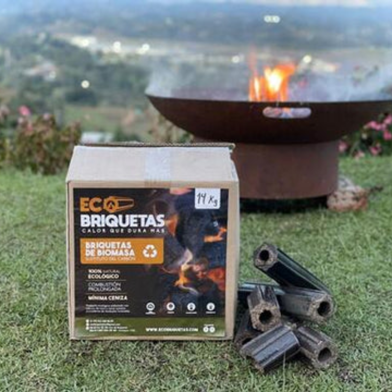 Leños Briquetas Cascara De Coco