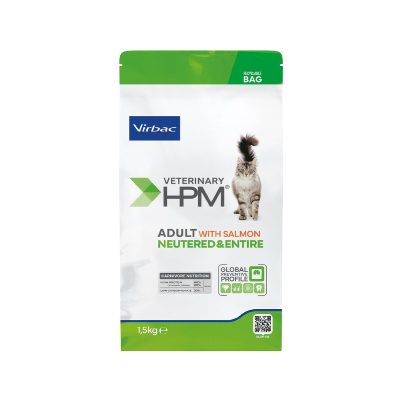 Virbac Adult With Salmon Neutered & Entire Cat