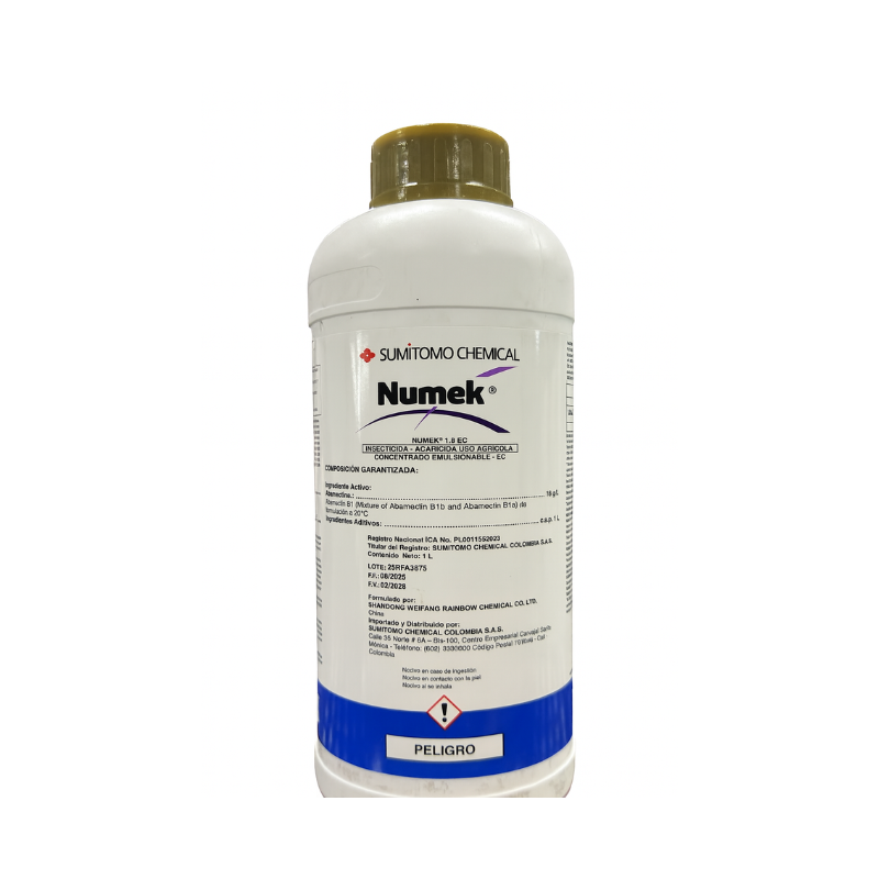 Numek 1.8 EC 12 x 1 L Acaricida Agrícola