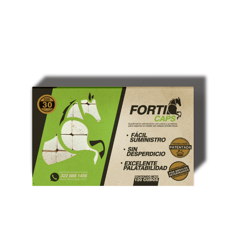 Equinos Forticaps Cubos x 120