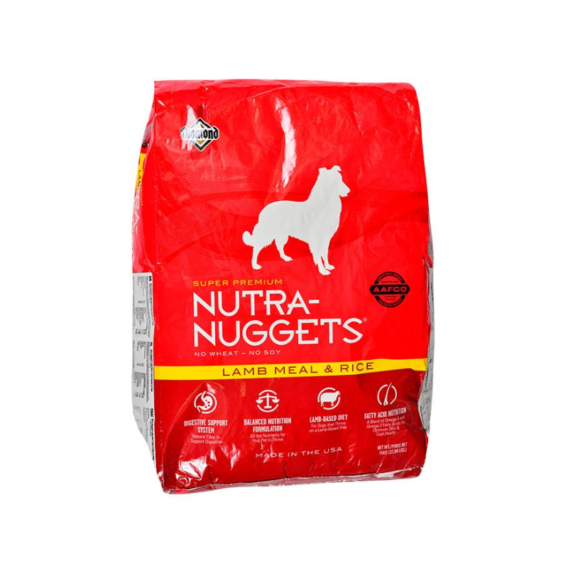 Nutra Nuggets Cordero Y Arroz x 15 Kg