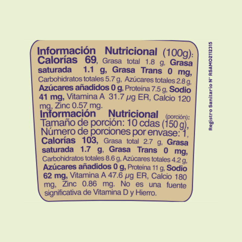 Yogurt Griego Vainilla X 150 G