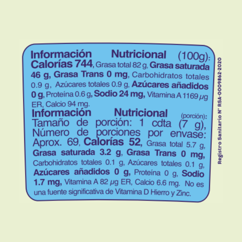 Mantequilla Sin Sal X 480 G