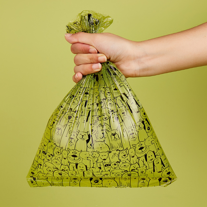 Emoji Dispensador Con 34 Bolsas para Perros