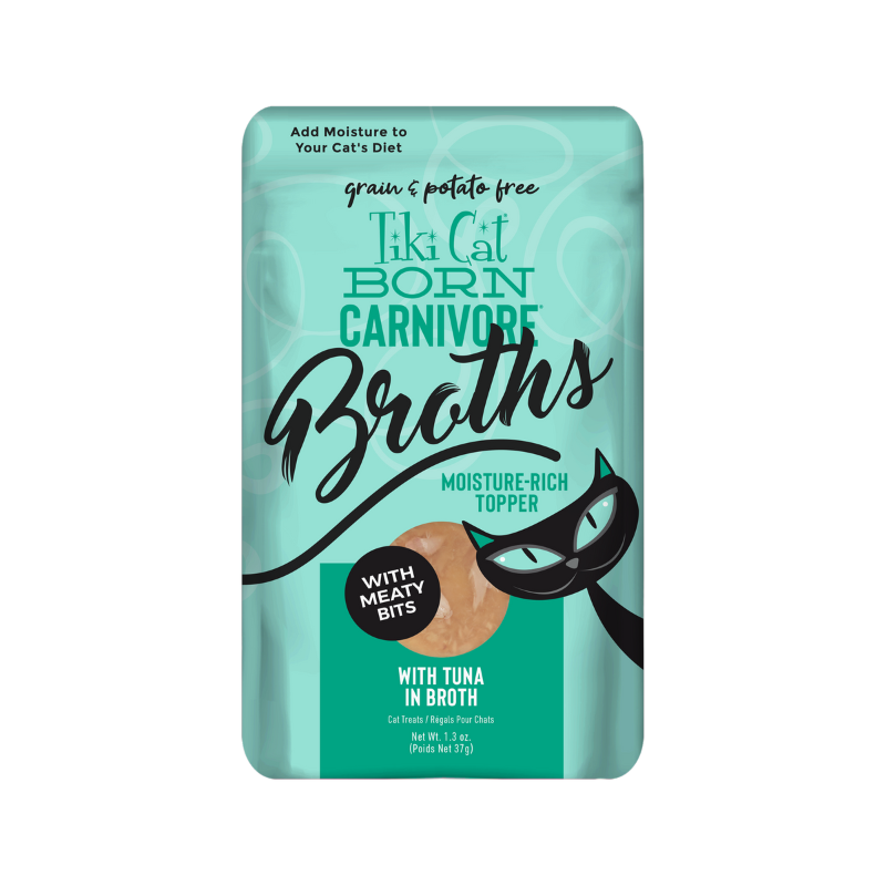 Tiki Cat Broth Atún en Caldo Pouch para Gatos 37 g