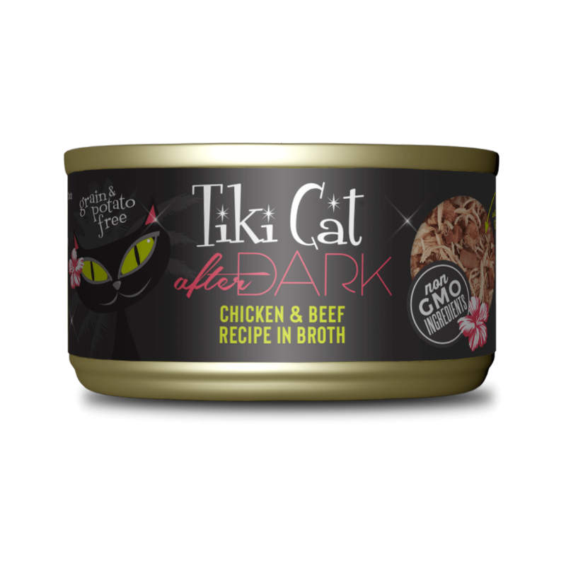 Tiki Cat After Dark Pollo y Carne en Caldo 80 g