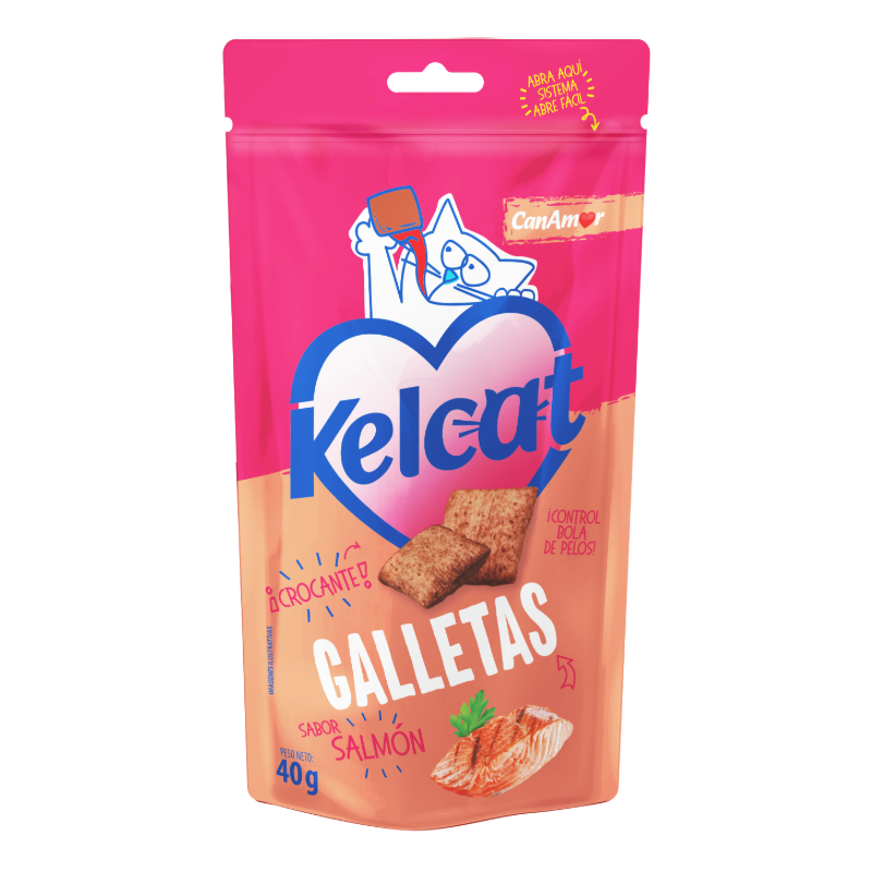 Galletas Kelcat Salmon x 40Gr