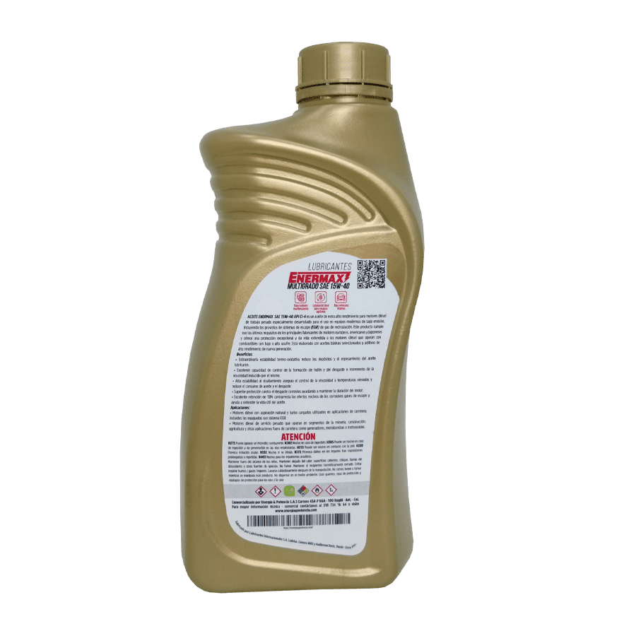 Aceite Enermax 4T La15W40-1/4-Emd