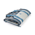 Bolso Expandible Y Plegable Gris/Azul