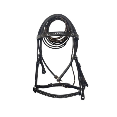 Apero Cabeza Faraón en Cuero para Caballo