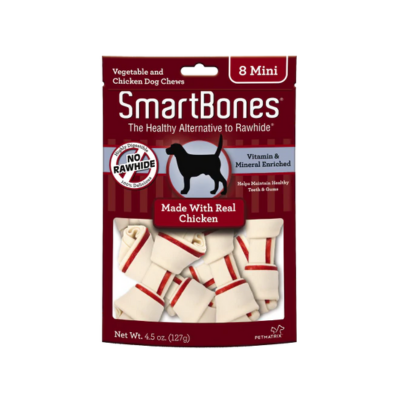 Snack para perros pequeños Smartbones Pollo Paquete 8 Und