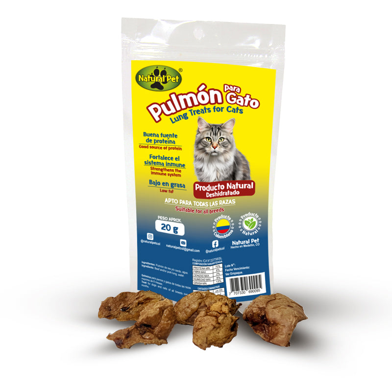 Pulmón para gato 20gr