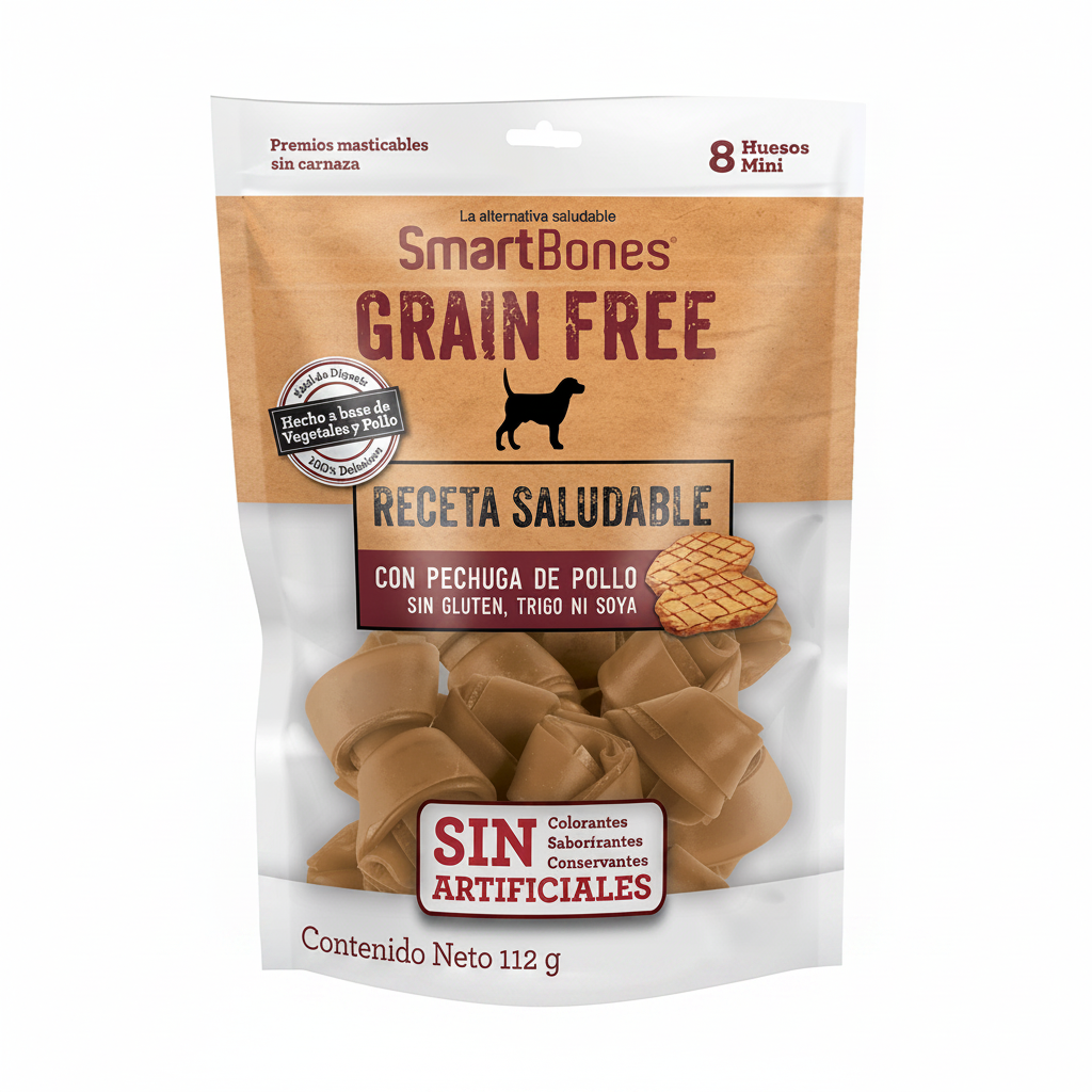 Smartbones Grain Free para Perros x 8 Huesos Mini