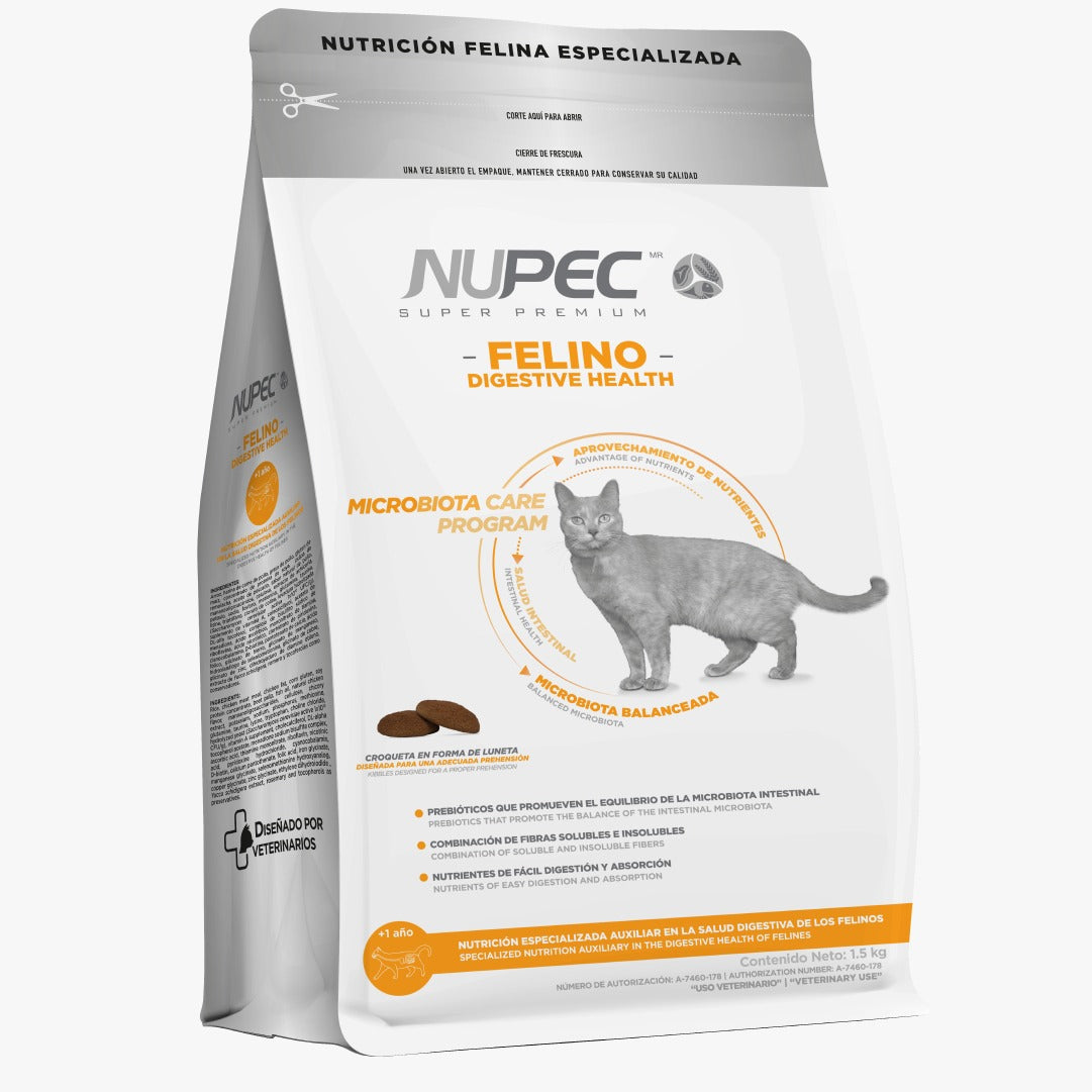 Nupec Gato Salud Digestiva x 1.5 Kg