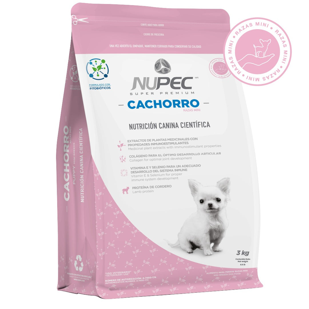 Nupec Perro Cachorro Raza Mini x 3 Kg