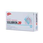 Mucolítico Solubron para Perros y Gatos 20 mg x 10 Tabletas