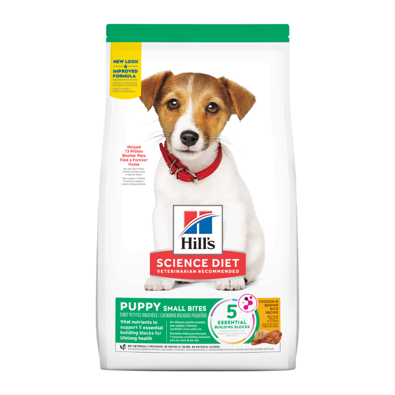 Comida para perro Hills Cachorros Raza Pequeña Small Bites 12.5 Lbs