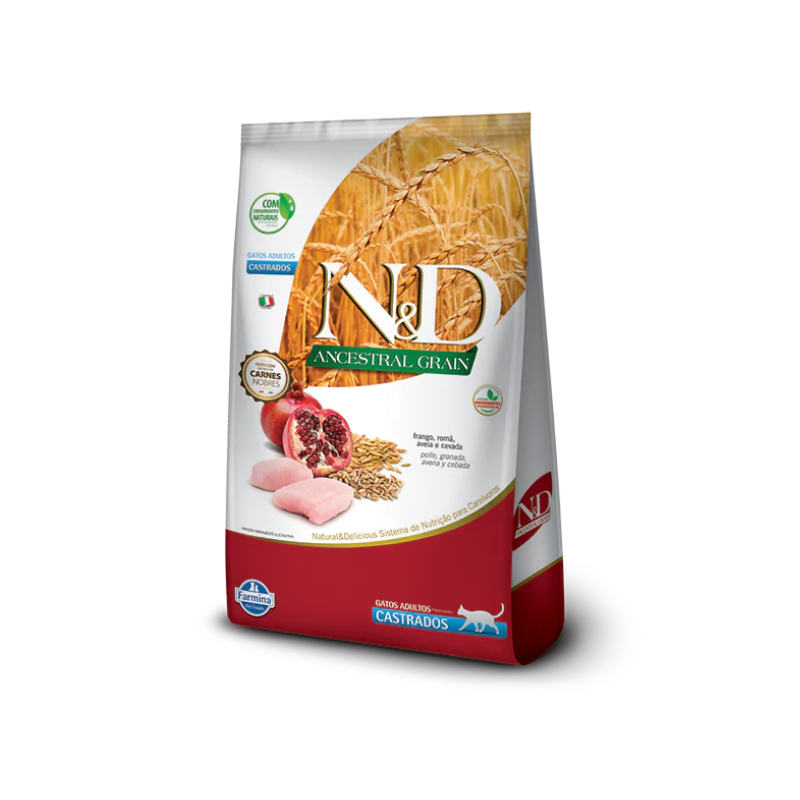N&D Ancestral Gatos Castrados Pollo 1.5 Kg