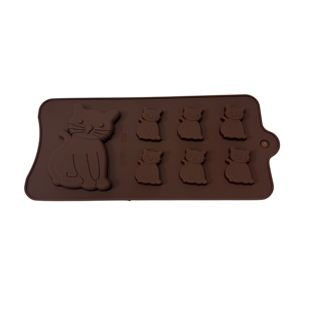 Molde De Silicona Snacks Forma Gato