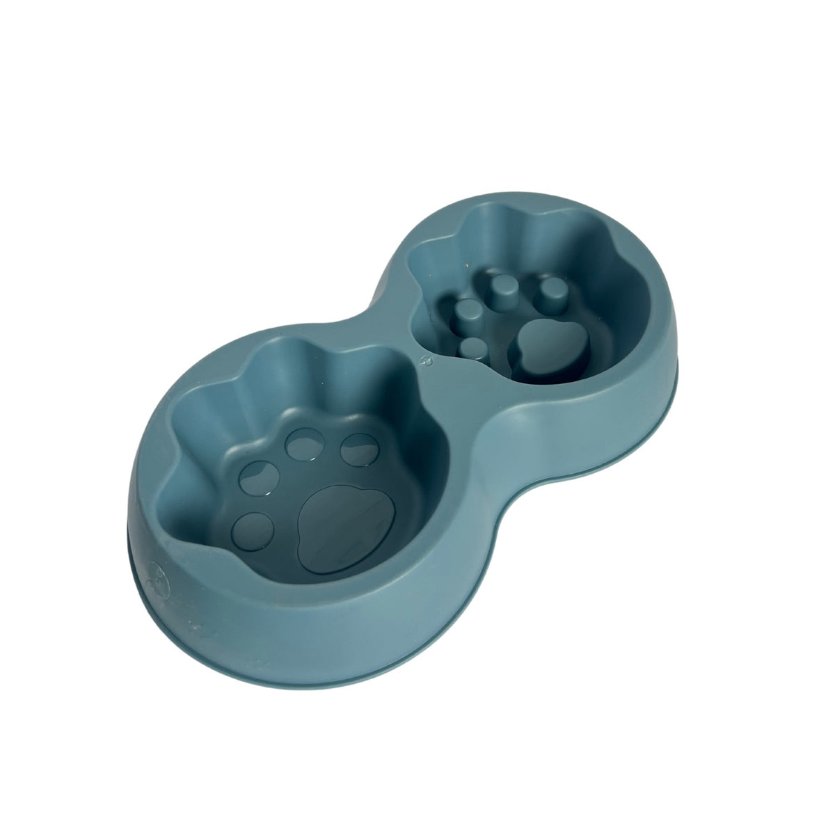 Comedero doble con forma de huella Perros y Gatos