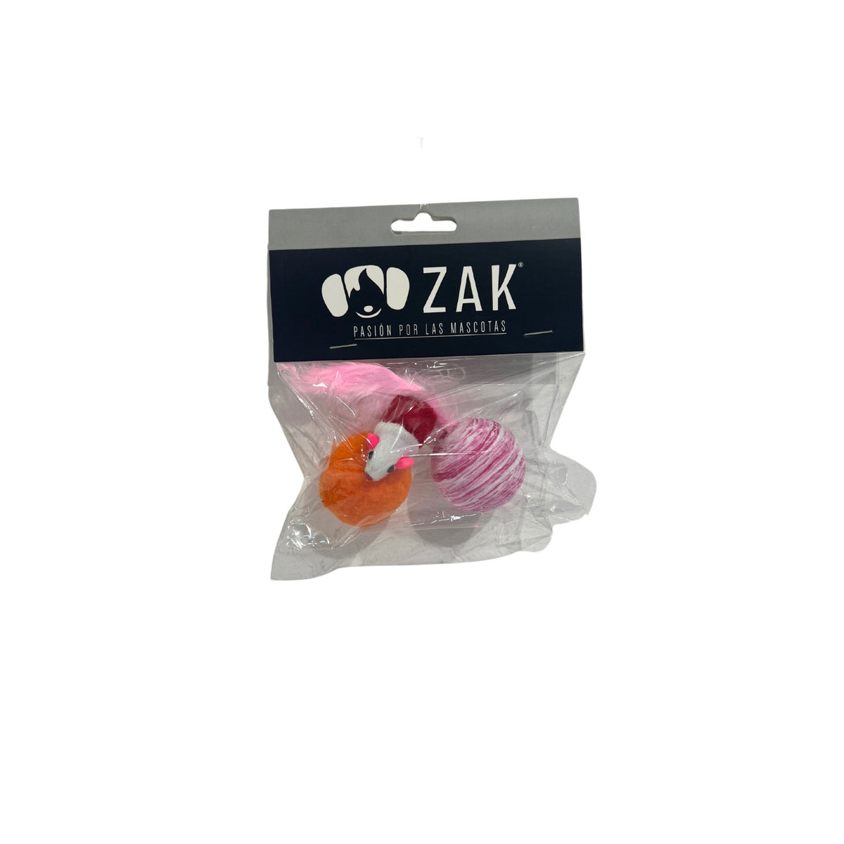 Bolas de Tela con Pluma para Gato