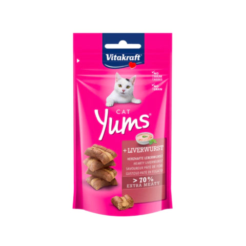 Cat Yums 40 g Snacks Rellenos para Gatos