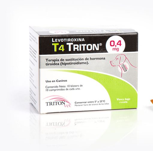 Levotiroxina T4 Hipotiroidismo Perros x 100 tabs