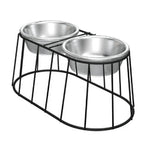 Comedero Ovalado Pequeño Negro