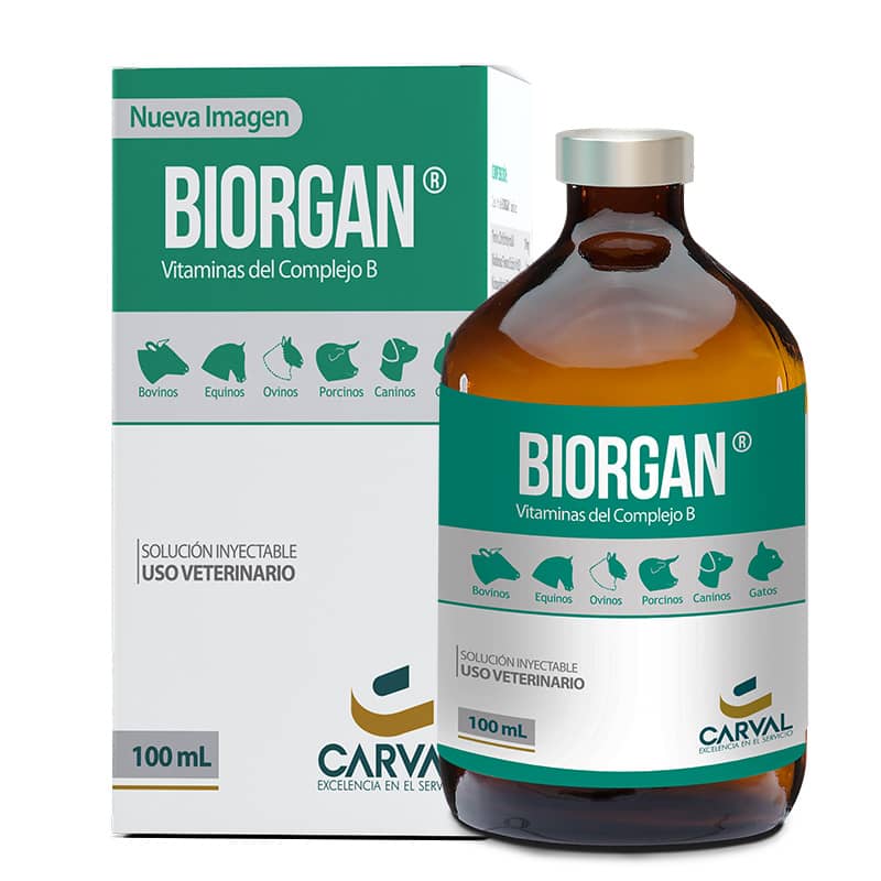 Biorgan x 250 Ml Inyectable vitamina para caballos