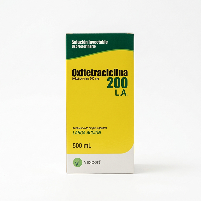 Oxitetraciclina 200 mg por 500 ml