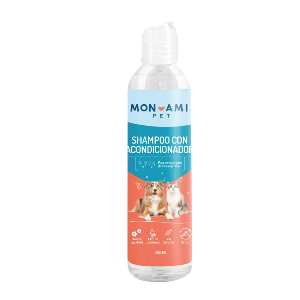 Shampoo con acondicionador mascotas