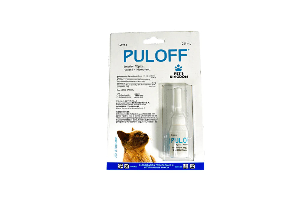 Puloff Antiparasitario externo para Gatos x 0.50 Ml