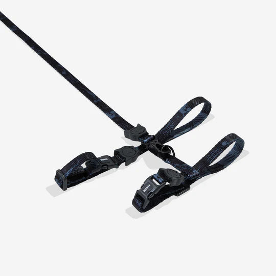 Arnes Ajustable y Correa para Gato Black Panther