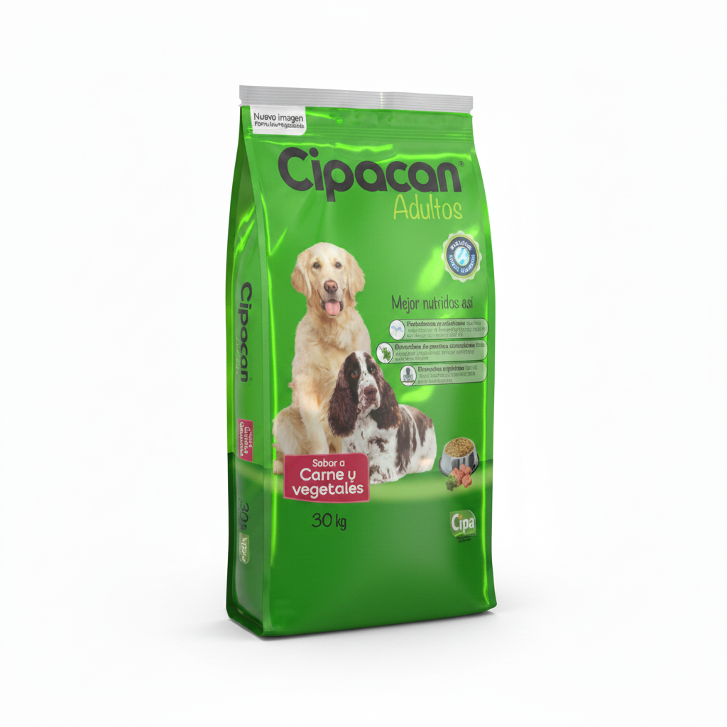 Cipacan Croquetas carne y vegetales - Nutrición Mascotas y Animales - Tierragro Colombia (5558125756566)
