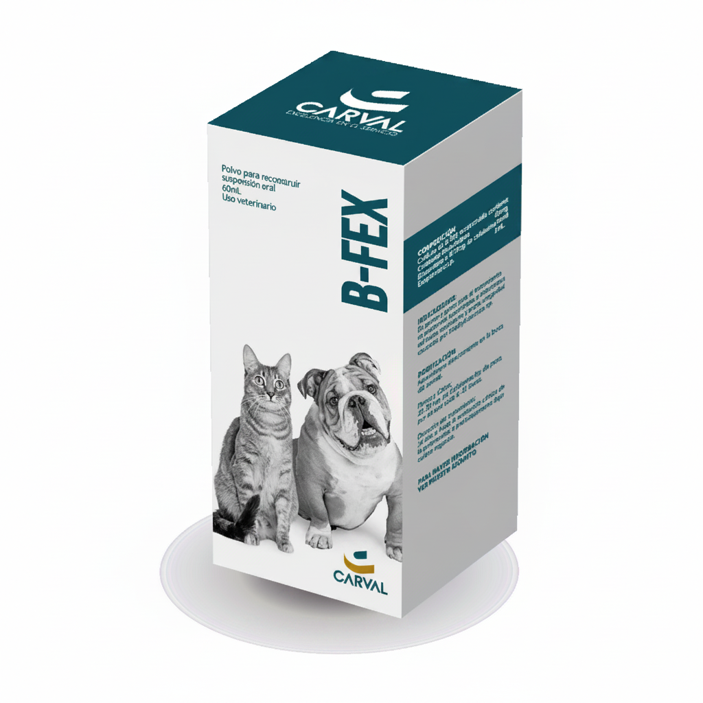 B Fex Cefalixina suspensión x 60 ml|Carval de Colombia