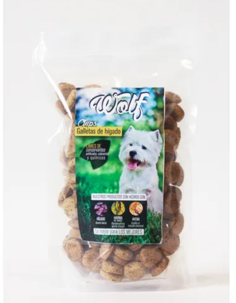 Chips de hígado Wolf - Nutrición Mascotas y Animales - Tierragro Colombia (5571647832214)