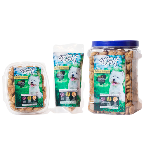 Chips de hígado Wolf - Nutrición Mascotas y Animales - Tierragro Colombia (5571647832214)