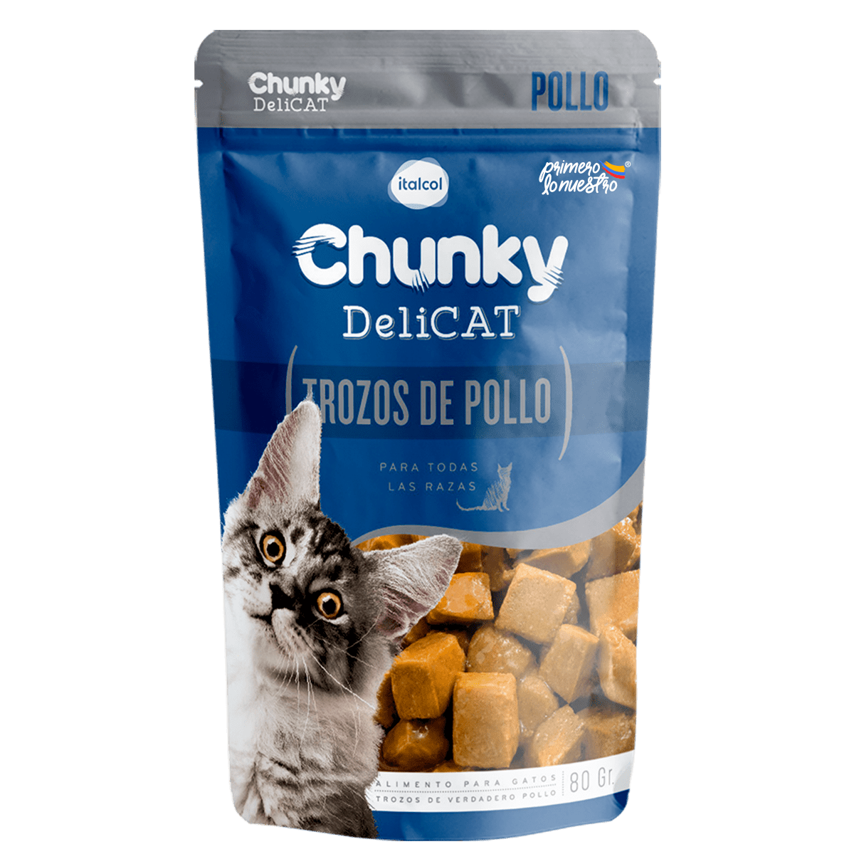 Chunky Delicat pouch trozos de pollo|Italcol