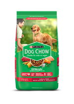 Purina® Dog Chow® Salud Visible Adulto Mediano y Grande es el alimento completo ideal para perros adultos de todos los tamaños con baja actividad física o tendencia a ganar peso. Este innovador alimento incorpora EXTRALIFE, una mezcla especial enriquecida con antioxidantes, vitaminas y minerales para promover la salud óptima de tu perro.