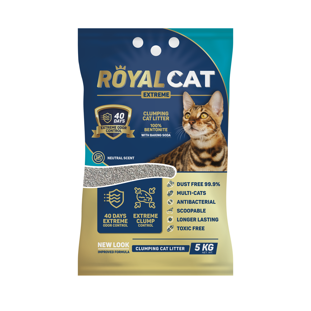 Scoopable arena para gatos x 5 kg (Sin olor)|Royal Cat