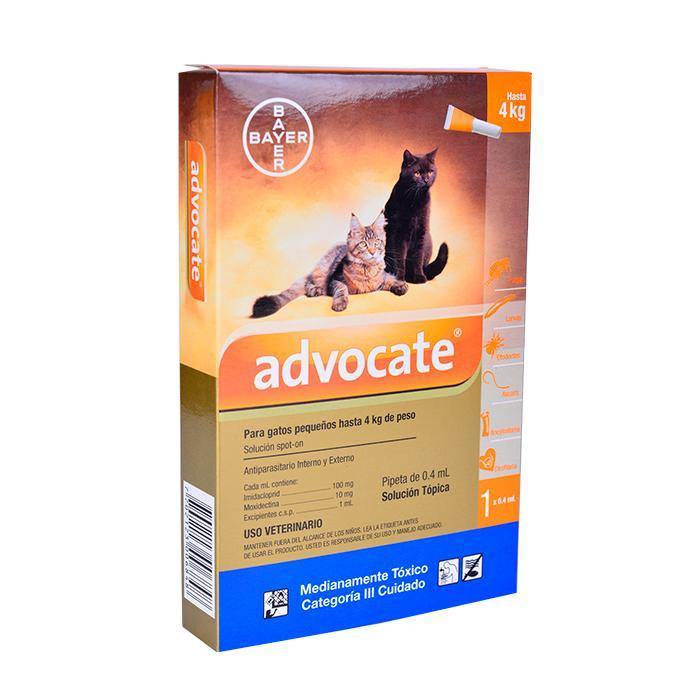 Advocate gatos (Hasta 4 kg)|Bayer
