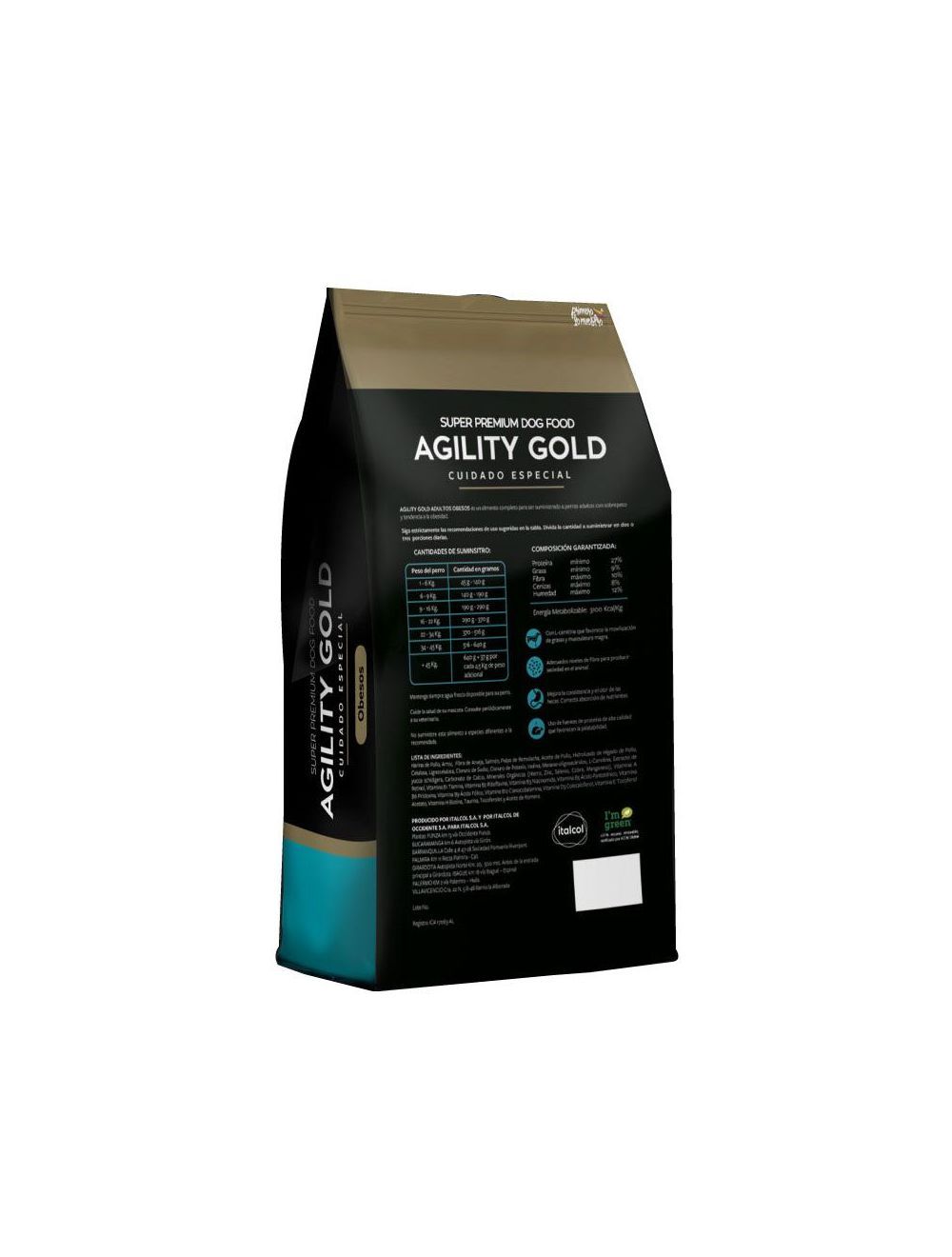 Agility Gold Perros Adultos Obesos