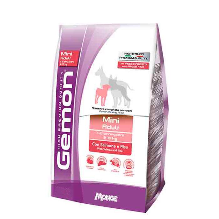 Gemon Mini Salmón y arroz x 3 kg|Inversiones Ala