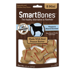 Smartbones peanut butter mini 8 pk|Gabrica