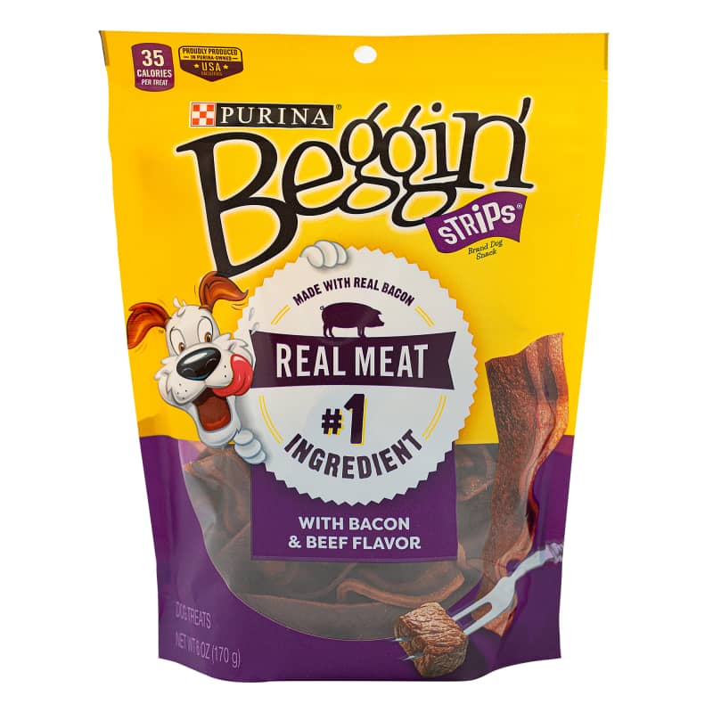 Beggin Strips Bacon Beef 6 Oz